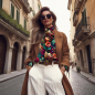 Preview: Stoff des Monats: Autumn Glow - Eigenproduktion von Graustufen-Stoffe